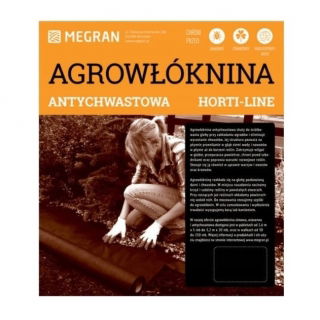 Brun anti-ogräs-mulchfleece - perfekt för staket och väggar - 1,06 x 10,00 m - 