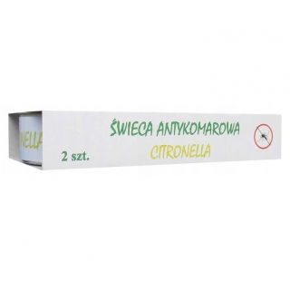 Vela anti-mosquitos - Citronela - 2 piezas - 