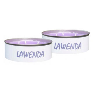 Sviečka proti komárom - Levanduľa - 2 ks - 