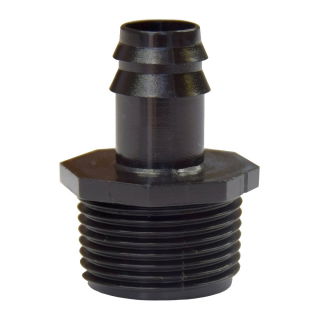 Bộ chuyển đổi ren 3/4 "đến 16 mm với đường nối nam cho dây chuyền sản xuất snip-n-drip 16 mm - 