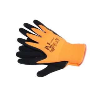 Orange Comfort garden gloves - thin and smooth