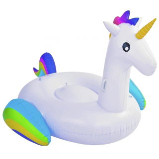 Uppblåsbar poolflotta - Unicorn - 218 x 160 x 120 cm - 