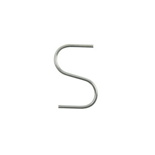 S-formede røykkroker - 6 cm - 10 stk - 