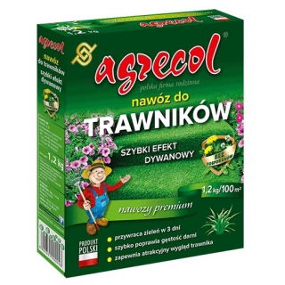 Gräsmattagödsel - snabb effekt av mattor - Agrecol® - 1,2 kg - 