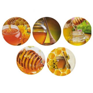Tutup botol (utas enam poin) - untuk peternak lebah madu- Organik Madu - ø 82 mm - 10 pcs - 