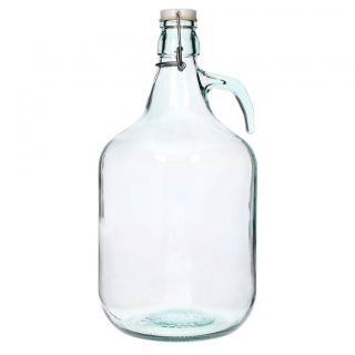 Dama karbi, fedélzárral ellátott demijohn - 5 liter - 
