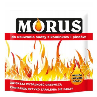 Bros - Morus - polvo de limpieza negro de humo para chimeneas y hornos - 50 g - 