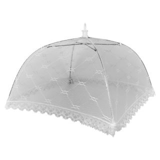Mesh screen dome food cover - protection against fruit flies - 30 x 30 cm