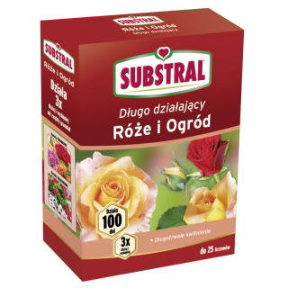 "100 dni" (100 Tage) Langlebiger Rosendünger - Substral® - 1 kg - 