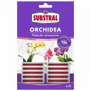 Bâtons d&#39;engrais pour orchidées avec fer et vitamines - Substral® - 10 pcs - 
