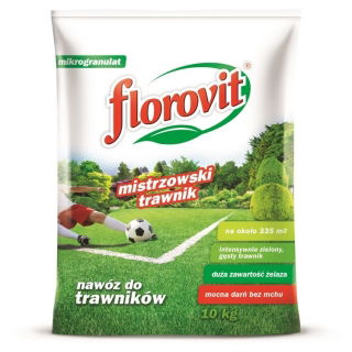 Gödselmedel för gräsmattor med mossa - Florovit - 10 kg - 