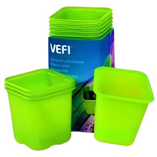 Vườn ươm vuông 8 x 8 cm xanh - 20 cái - 