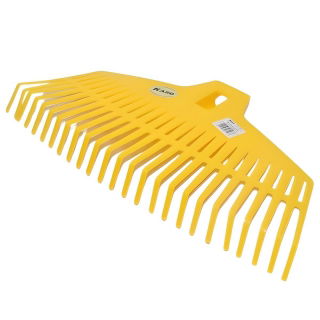 Rake daun plastik - 25 tines, pegangan dijual terpisah - 