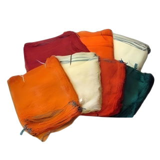 Tas sayuran dan buah rajutan (raschel) 40 x 60 cm, 15 kg - 