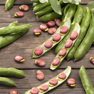 Broad Bean - Karmazyn - Vicia faba - 500 g - Carmine-Pink, Freezing Perfection - Fresh Seeds