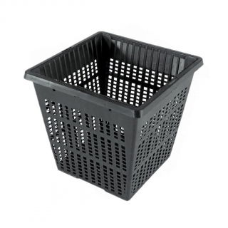 Cesta (maceta) para cultivos de plantas acuáticas, tamaño 11x11x11 cm - 