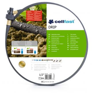 Tubo da giardino per irrigazione ½ "DRIP da 7,5 m - CELLFAST - 