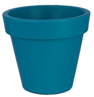 "Ibiza" round pot casing - 30 cm - turquoise