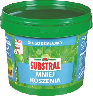 Long-lasting Lawn Fertilizer "100 dni" (100 days) - "Mniej Koszenia" (Less Mowing) - Substral® - 5 kg