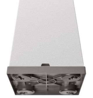 Plataforma de maceta con ruedas cuadrada para macetas "Mobile Platform Square" - 29 cm - gris antracita - 