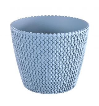 "Splofy" okrúhly kvetináč - 39 cm - ľadovo sivá - 