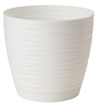 "Sahara petit" yuvarlak tabak - 13 cm - beyaz - 