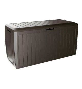 Truhe für Garten, Balkon oder Terrasse - "Boxe Board" - 290 Liter - umber - 