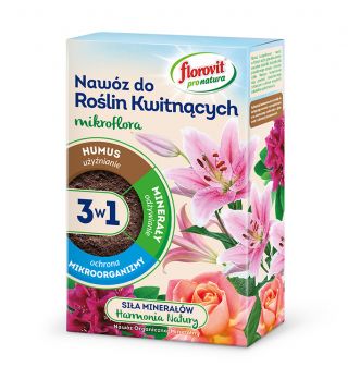 Flowering plant fertilizer 3-in-1 - fertilizes, nourishes and protects- Pro Natura - Florovit® - 1 kg