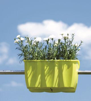 Cutie de balcon suspendată - Coroană - 40 cm - teracotă - 