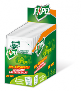Bioactivador para pozos negros y plantas de tratamiento de aguas residuales - EXPEL - 25 g - 