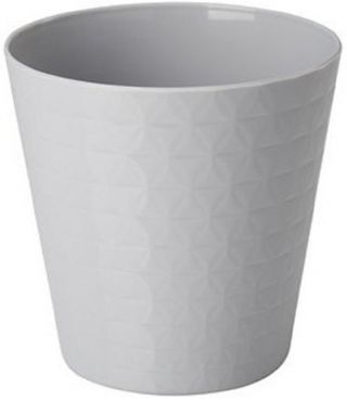 Okruglo kućište za lonce "Diament petit" - 11 cm - platina - 
