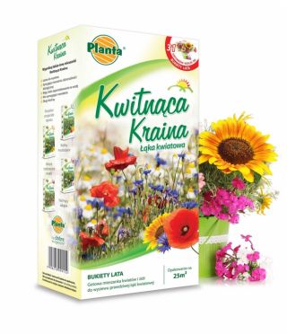 Krajina kvetov - Letné kytice - výber dlhých, hojne kvitnúcich kvetov a bylín - 200 g -  - semená