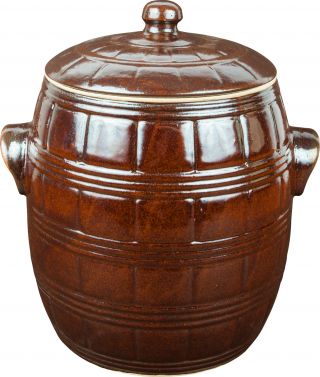 Pot en grès avec couvercle - 4,5 l - 