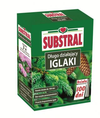 Fertilizante de "100 dni" (100 dias) para coníferas, rododendros e outras plantas acidófilas - Substral® - 1 kg - 