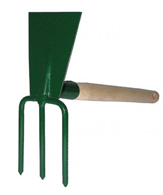 Cangkul / pengikis - 2-in-1 - dengan pegangan 30 cm - 