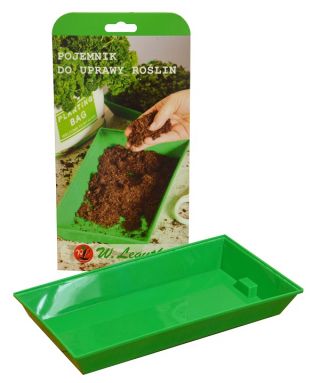 Microgreens - ओरिएंटेल - असाधारण स्वाद और सुगंध, एशियाई व्यंजनों के लिए महान - एक बढ़ते कंटेनर के साथ 3-टुकड़ा सेट - 
