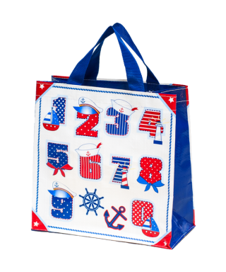Tas belanja kelautan - 26 x 26 x 12 cm - 