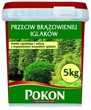 Remède pour le brunissement des conifères - ramène au vert - Pokon® - 5 kg - 