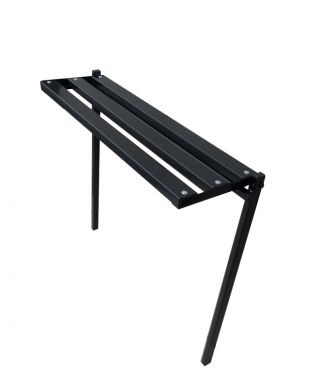 Cimitir, bancă de cimitir cu stâlpi drepți, pentru montare directă în pământ - Lățime: 73 cm - 