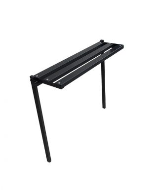 Cimitir, bancă de cimitir cu stâlpi drepți, pentru montare directă în pământ - Lățime: 73 cm - 
