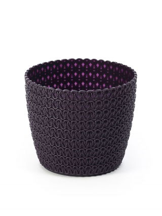 Vỏ nồi tròn "Magnolia Jersey" - 11 cm - màu tím cà tím - 