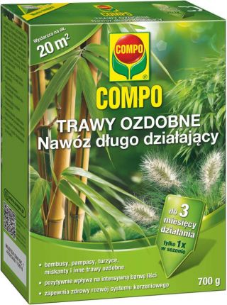 Hnojivo s dlhou životnosťou pre okrasné trávy - funguje až 3 mesiace - Compo® - 700 g - 