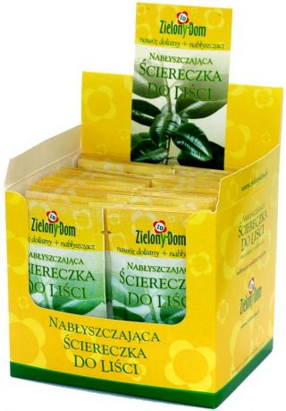 Leaf wipe - cleans, lustres and fertilizes!