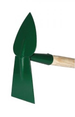 Two-sided hoe - Italian and ridge - 2-in-1 - with a wooden 110 cm handle
