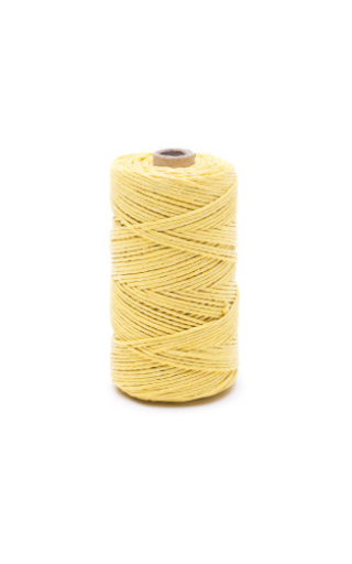 Benang lilin linen kuning - 50 g / 60 m - 