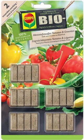 Bâtonnets d&#39;engrais BIO aux herbes et légumes - Compo® - 20 szt. - 