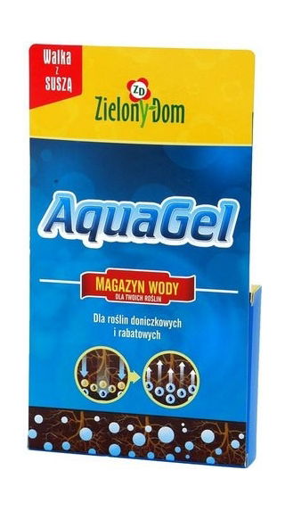 AquaGel vannlagring - forbedrer vannopptak og jordstruktur for potte- og kantplanter - 