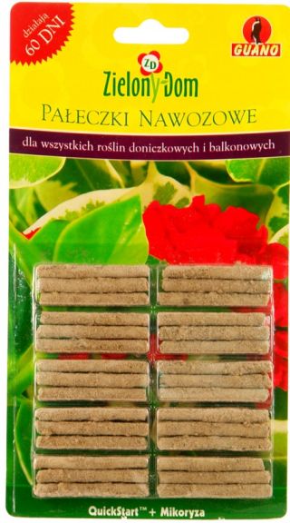 Štapići za gnojivo QuickStart + mikoriza - trenutno dugotrajno djelovanje - Zielony Dom® - 30 komada - 