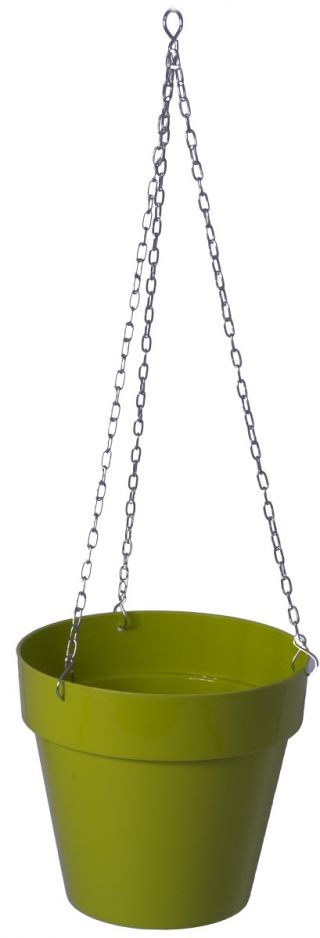 "Ibiza" casing pot tanaman gantung bulat - 20 cm - pistachio-hijau - 