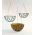 Cesta colgante de flores con esterilla de fibra de coco - 30 cm - 